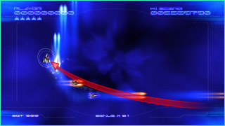 Fight back while escaping by hitting the right stick repeatedly while being tracked down by a high speed line of enemies.
